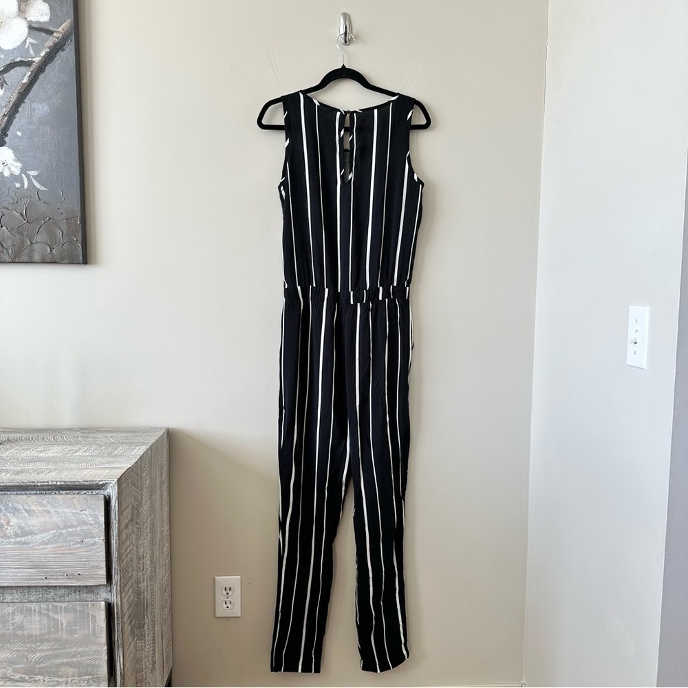 Vero Moda-Stripe Sleeveless Lightweight Jumpsuit (Size:Small) - Picture 3 of 11